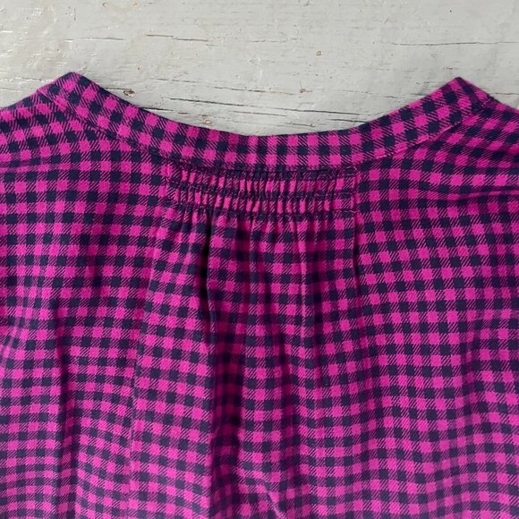 Lands end flannel top M - Picture 4 of 7